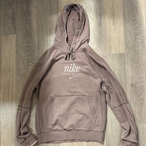 Nike Men's Taupe Hoodie